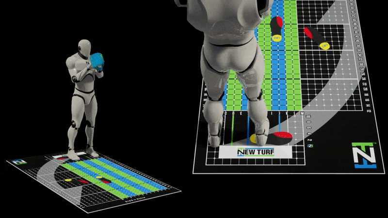 Pitch Grid Robot Animation